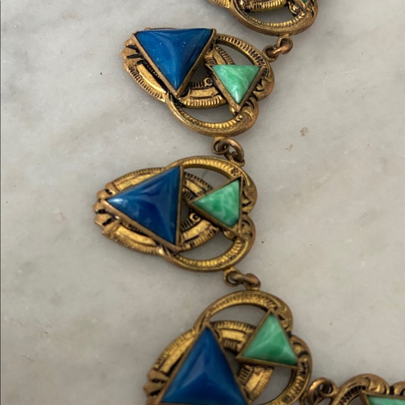 Vintage Art Deco Czech Necklace - Picture 2 of 3